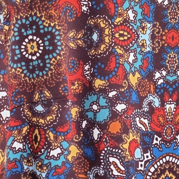 London Style Collection Print Dress. Sz 14 - Picture 9 of 11